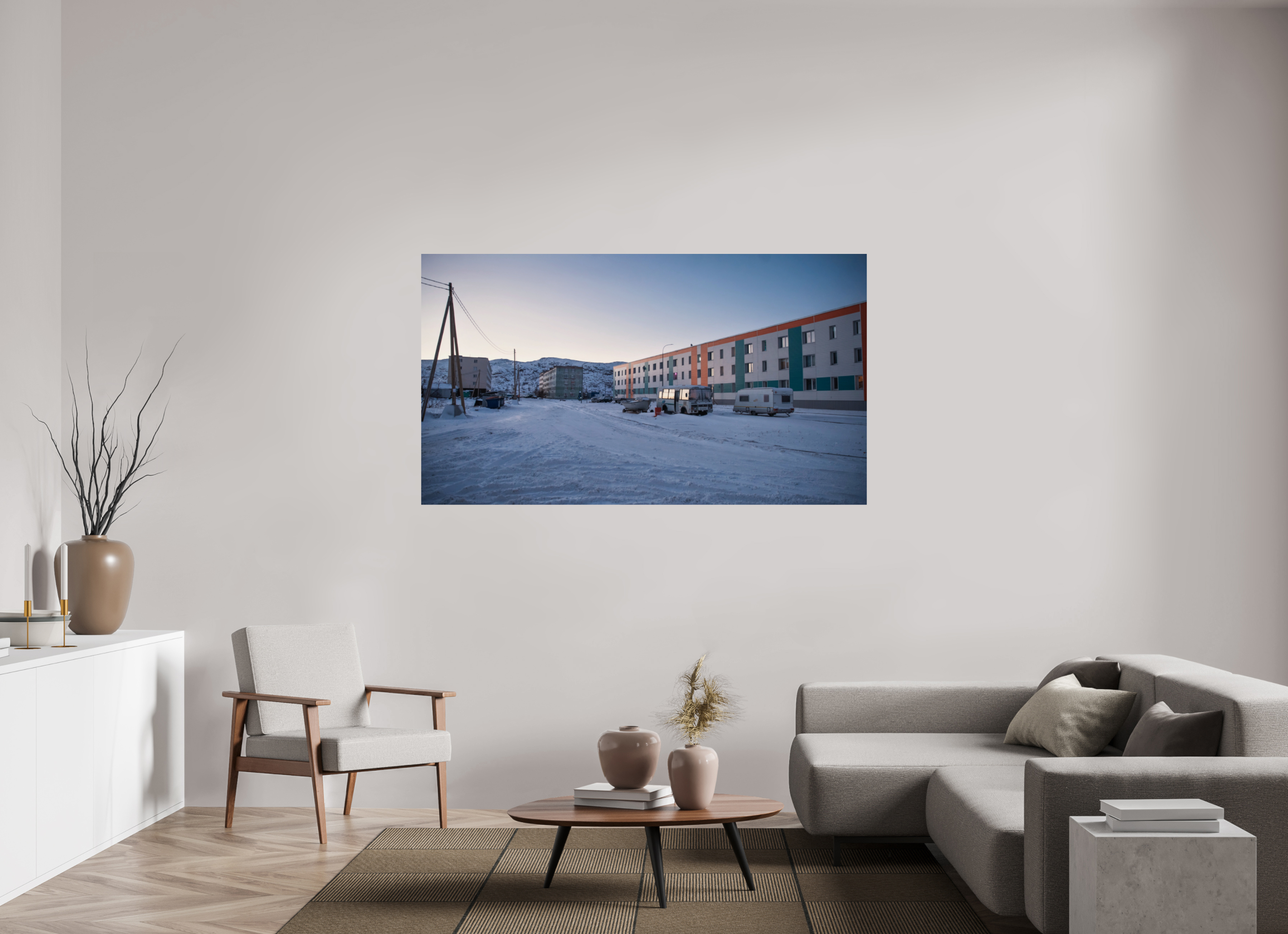 70 x 39.4″, Photo Print On Fuji Crystal DP II Arctic Ghosts: The Shores of Teriberka