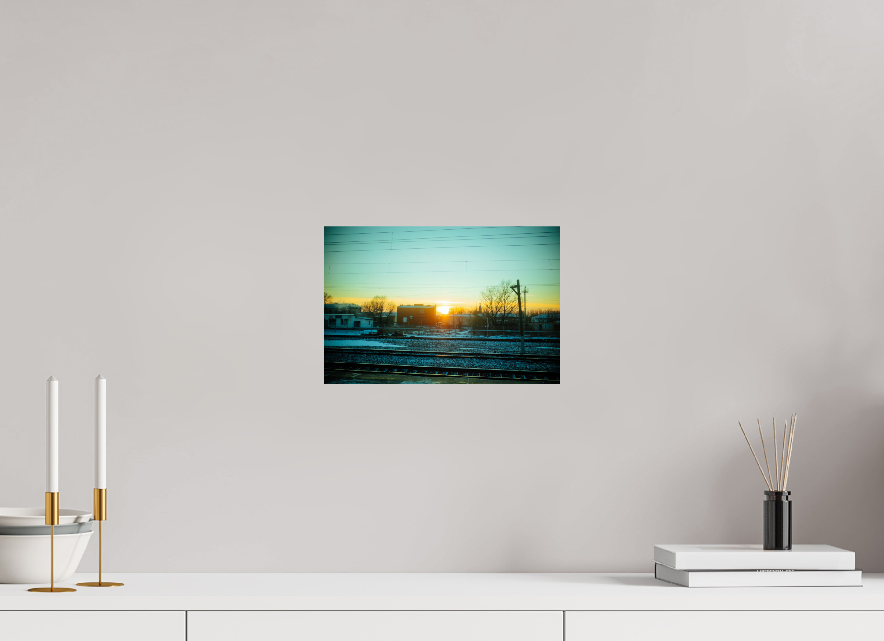 12 x 8″, Photo Print On Fuji Crystal DP II Trans-Siberian Gold: Sunset from the Rails
