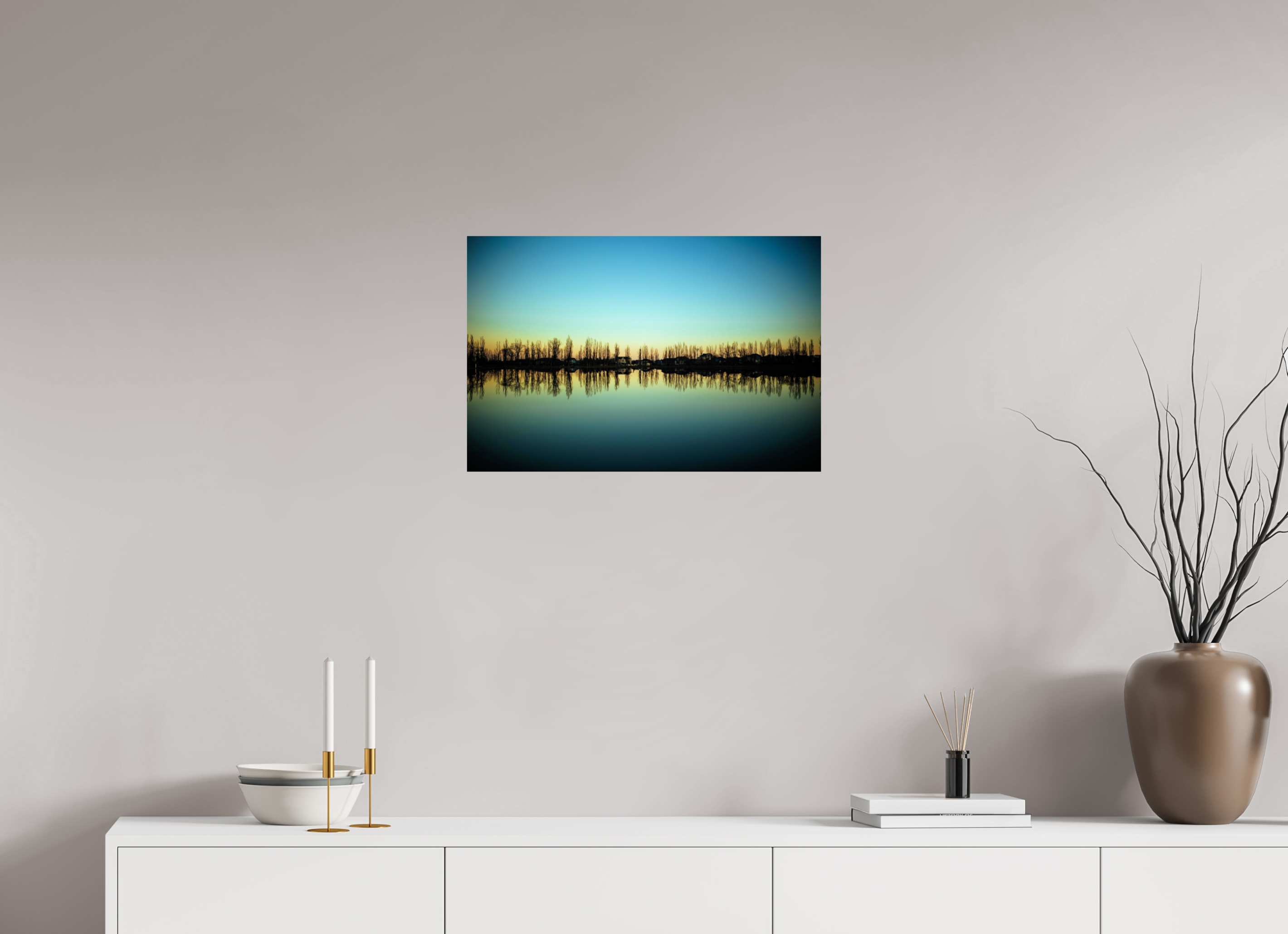 24 x 16″, Photo Print On Fuji Crystal DP II Caucasus Mirror: Twilight in Nalchik