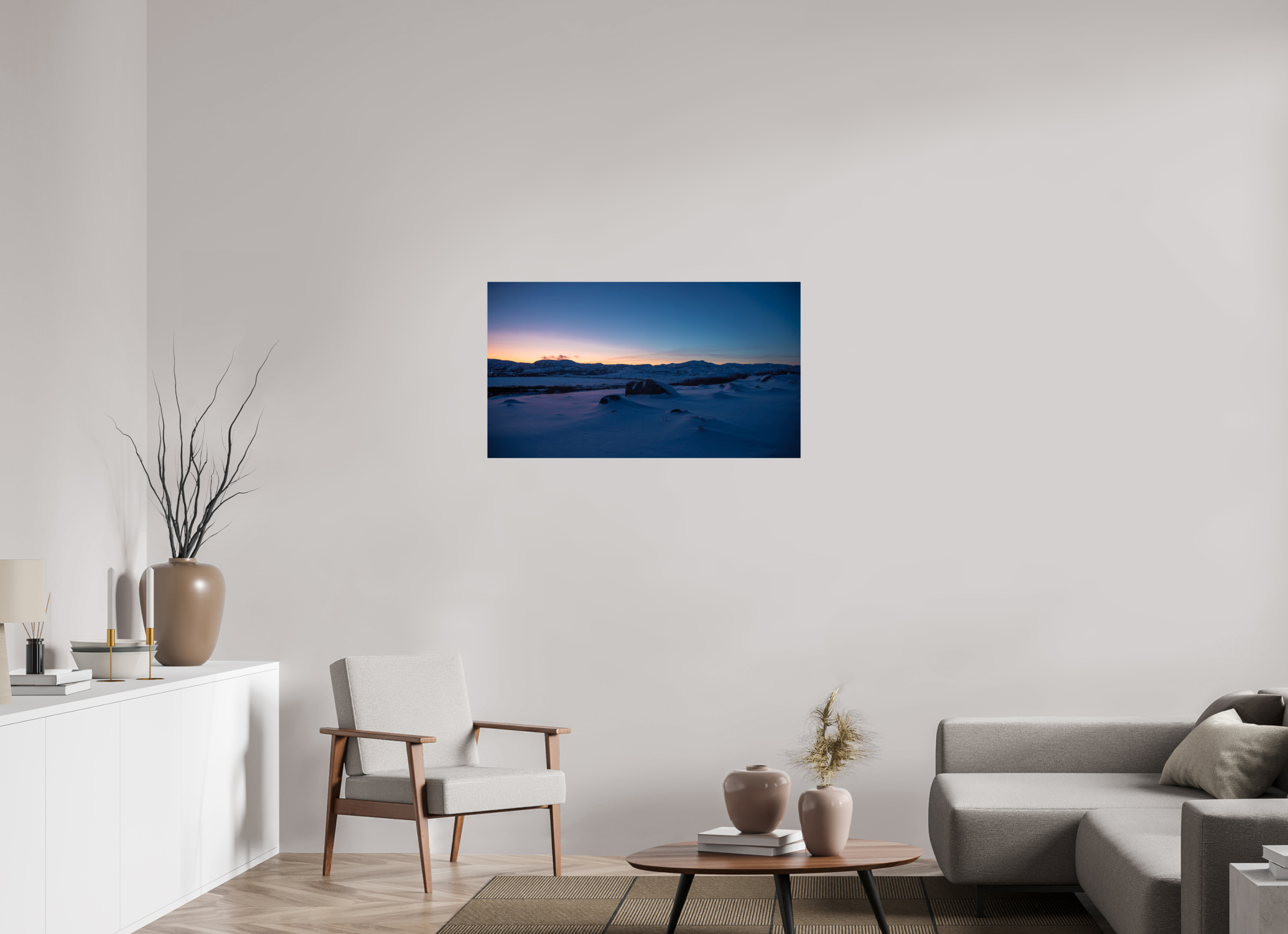 40 x 22.5″, Photo Print On Fuji Crystal DP II Arctic Dawn: The Sleeping Tundra