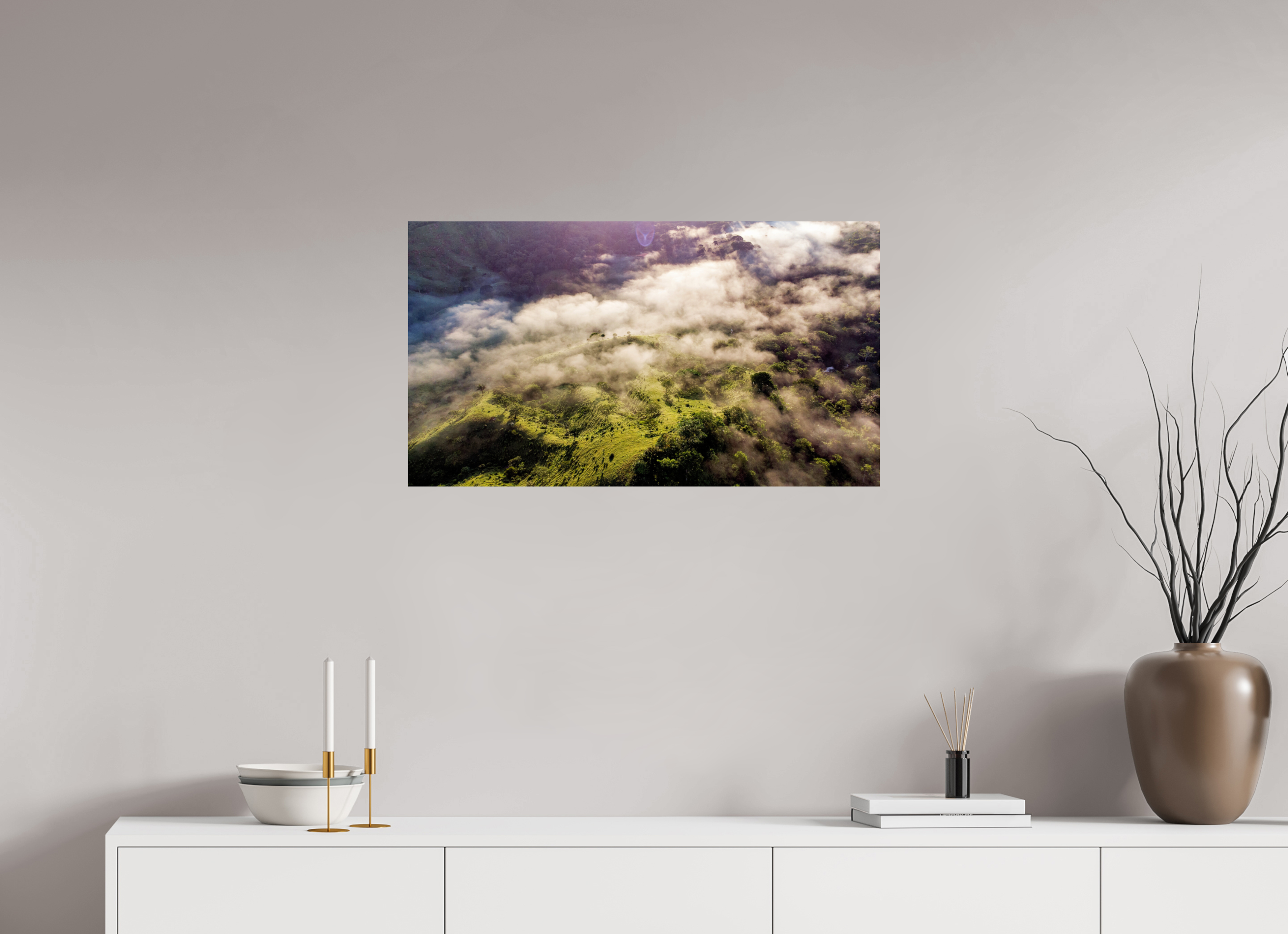 32 x 18″, Photo Print On Fuji Crystal DP II Jungle Mist: The Caribbean Highlands of Colón