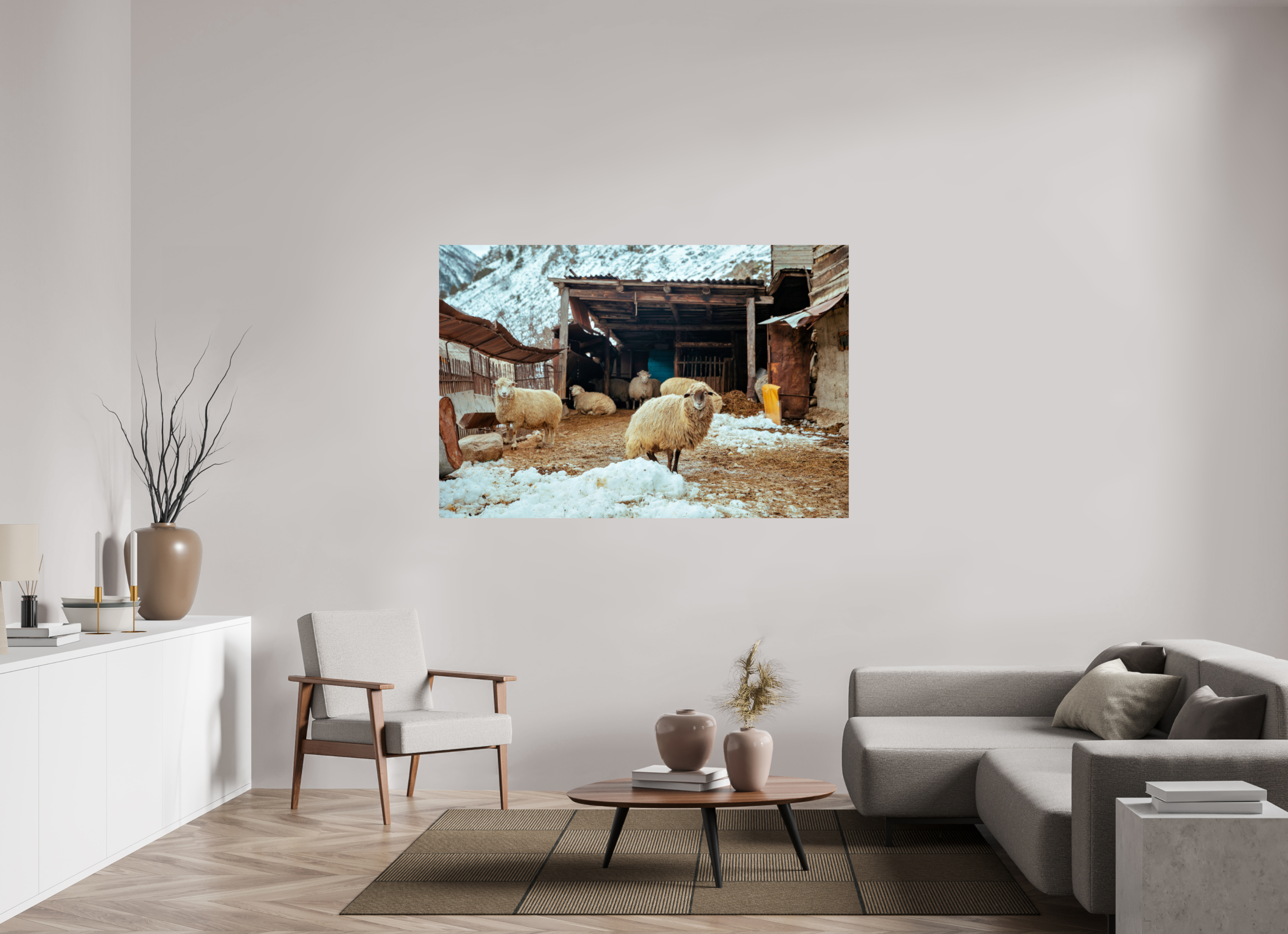 66 x 44″, Photo Print On Fuji Crystal DP II Highland Sanctuary: Shepherds of the Caucasus