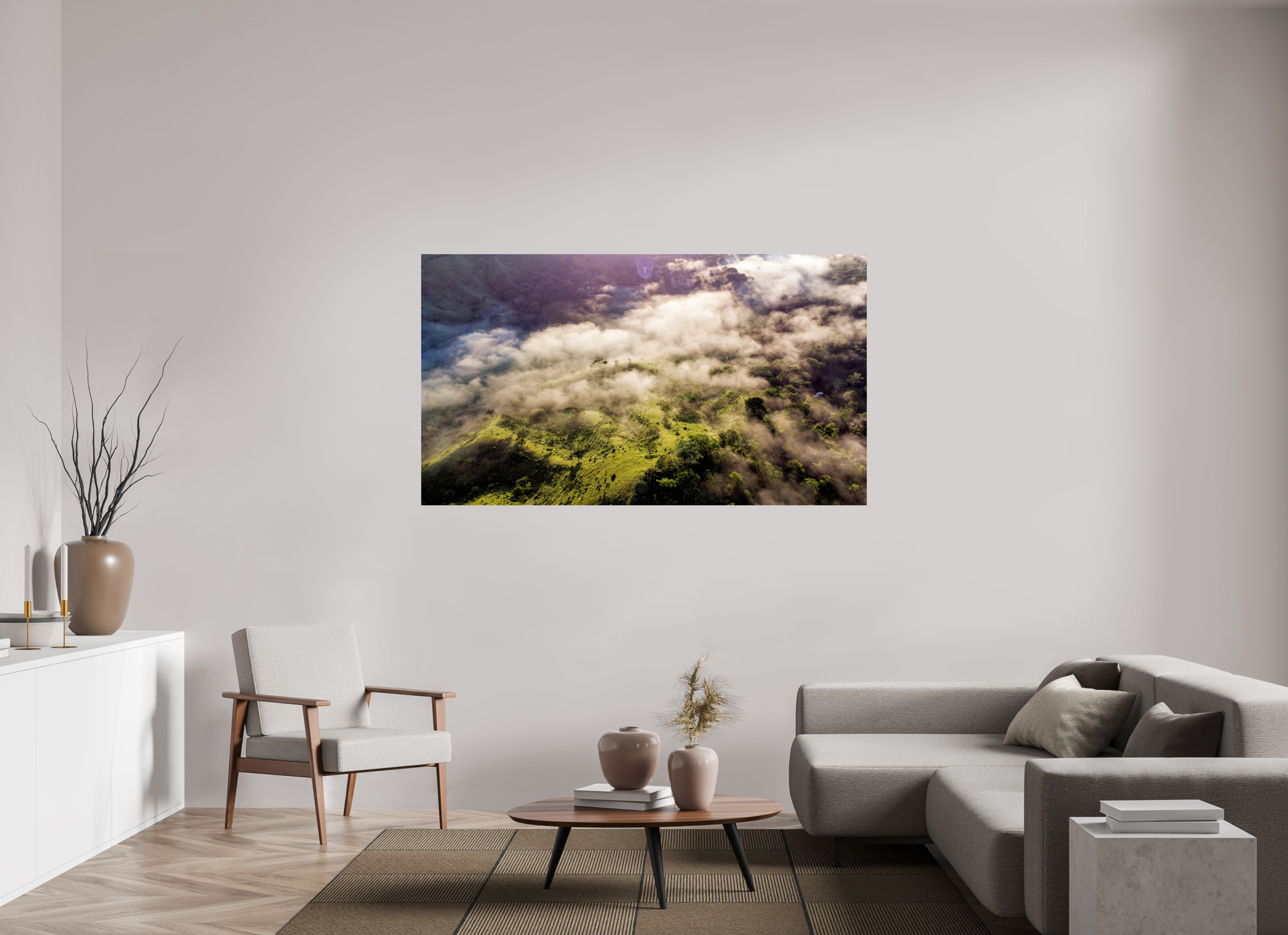 70 x 39.4″, Photo Print On Fuji Crystal DP II Jungle Mist: The Caribbean Highlands of Colón