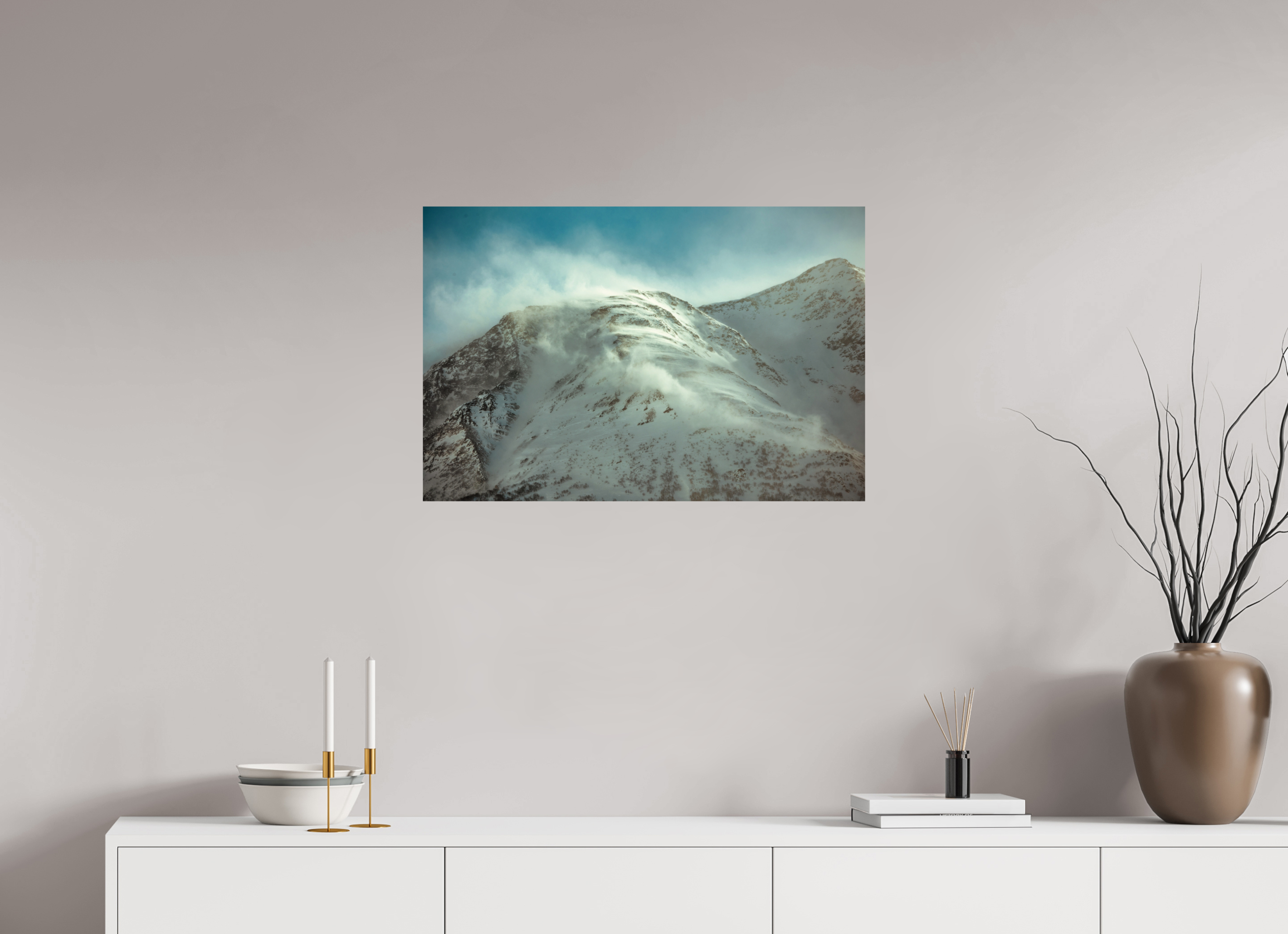 30 x 20″, Photo Print On Fuji Crystal DP II Bridges of Cloud: The Caucasus Peaks