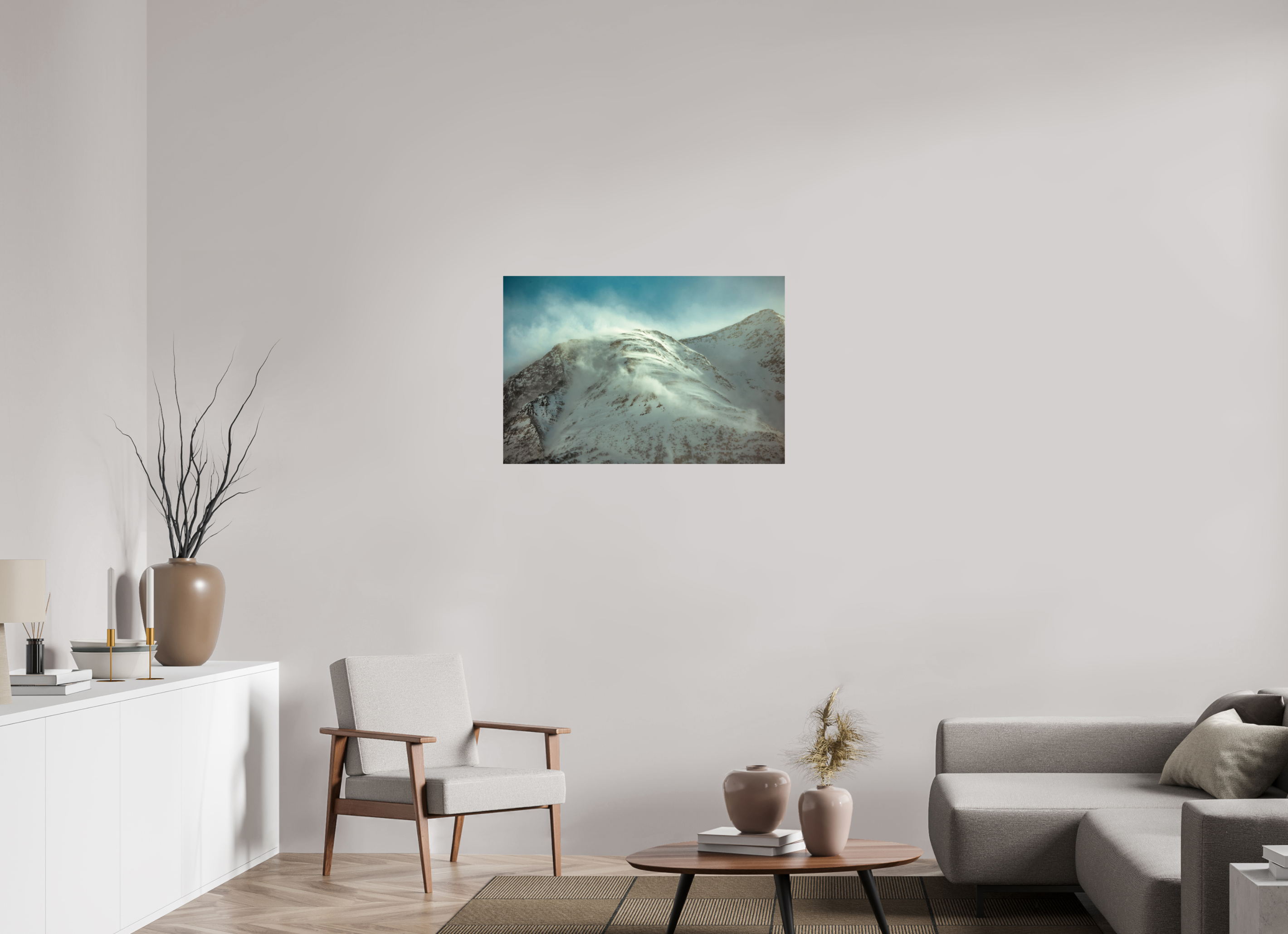 36 x 24″, Photo Print On Fuji Crystal DP II Bridges of Cloud: The Caucasus Peaks
