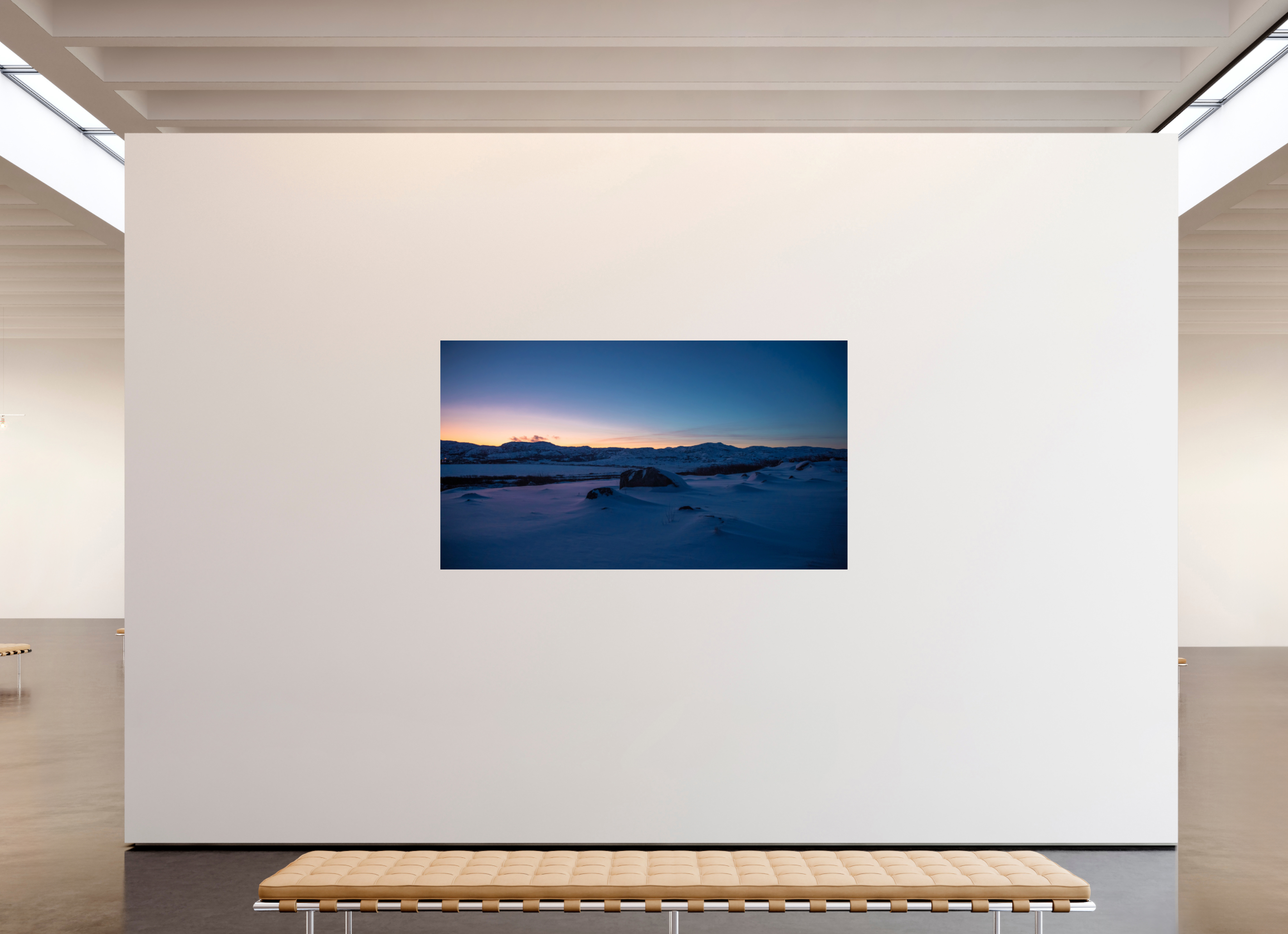 80 x 45″, Photo Print On Fuji Crystal DP II Arctic Dawn: The Sleeping Tundra