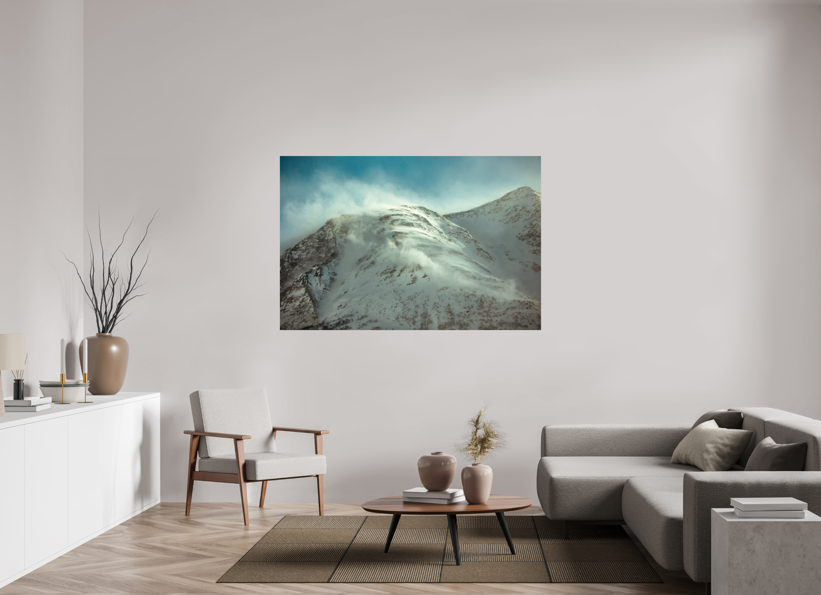 66 x 44″, Photo Print On Fuji Crystal DP II Bridges of Cloud: The Caucasus Peaks