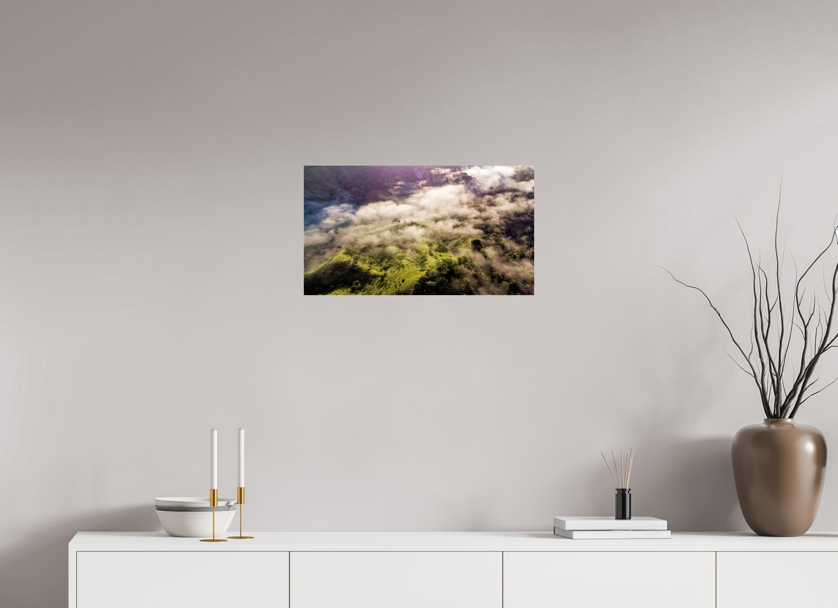 24 x 13.5″, Photo Print On Fuji Crystal DP II Jungle Mist: The Caribbean Highlands of Colón