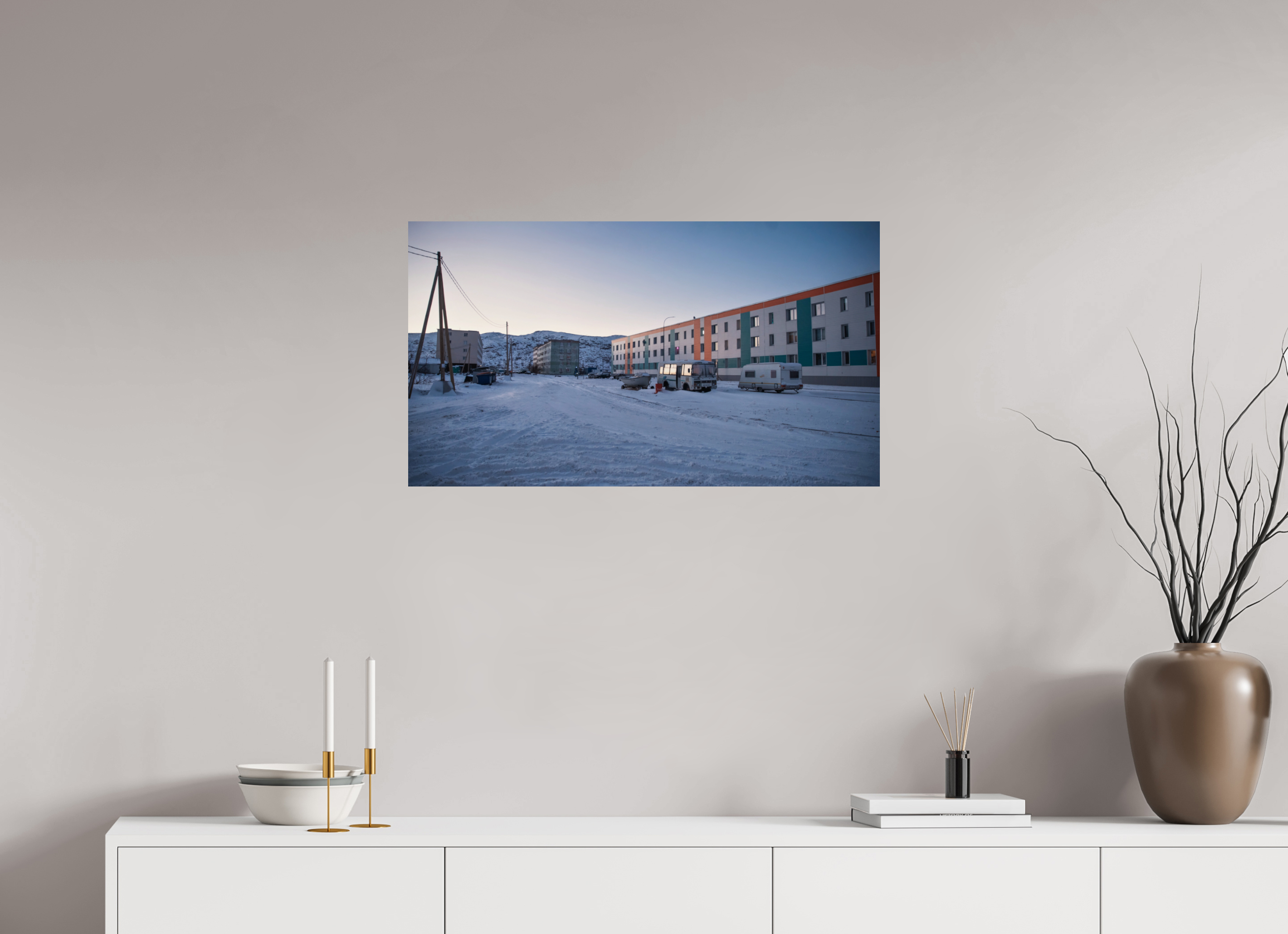 32 x 18″, Photo Print On Fuji Crystal DP II Arctic Ghosts: The Shores of Teriberka