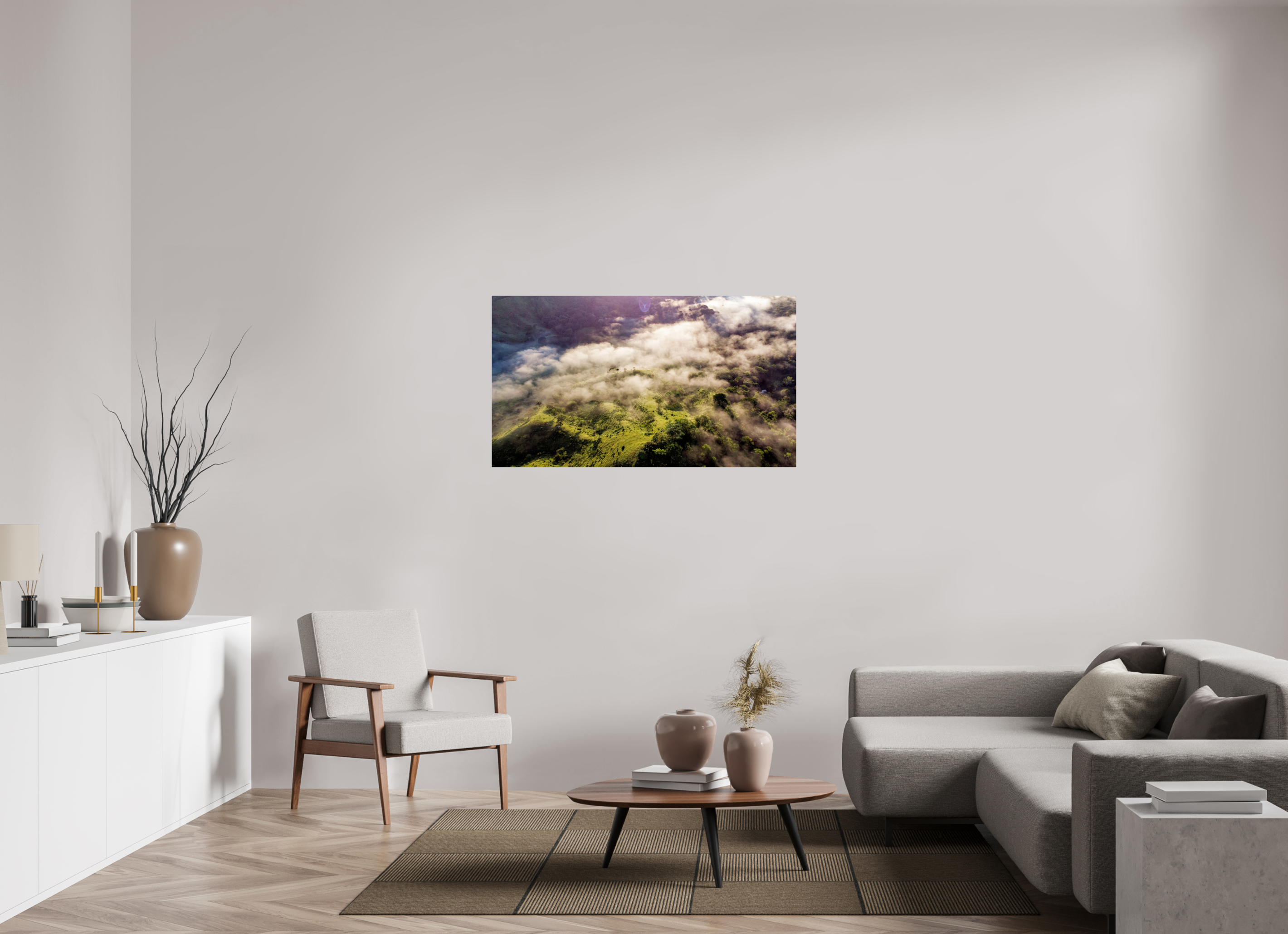 49 x 27.6″, Photo Print On Fuji Crystal DP II Jungle Mist: The Caribbean Highlands of Colón