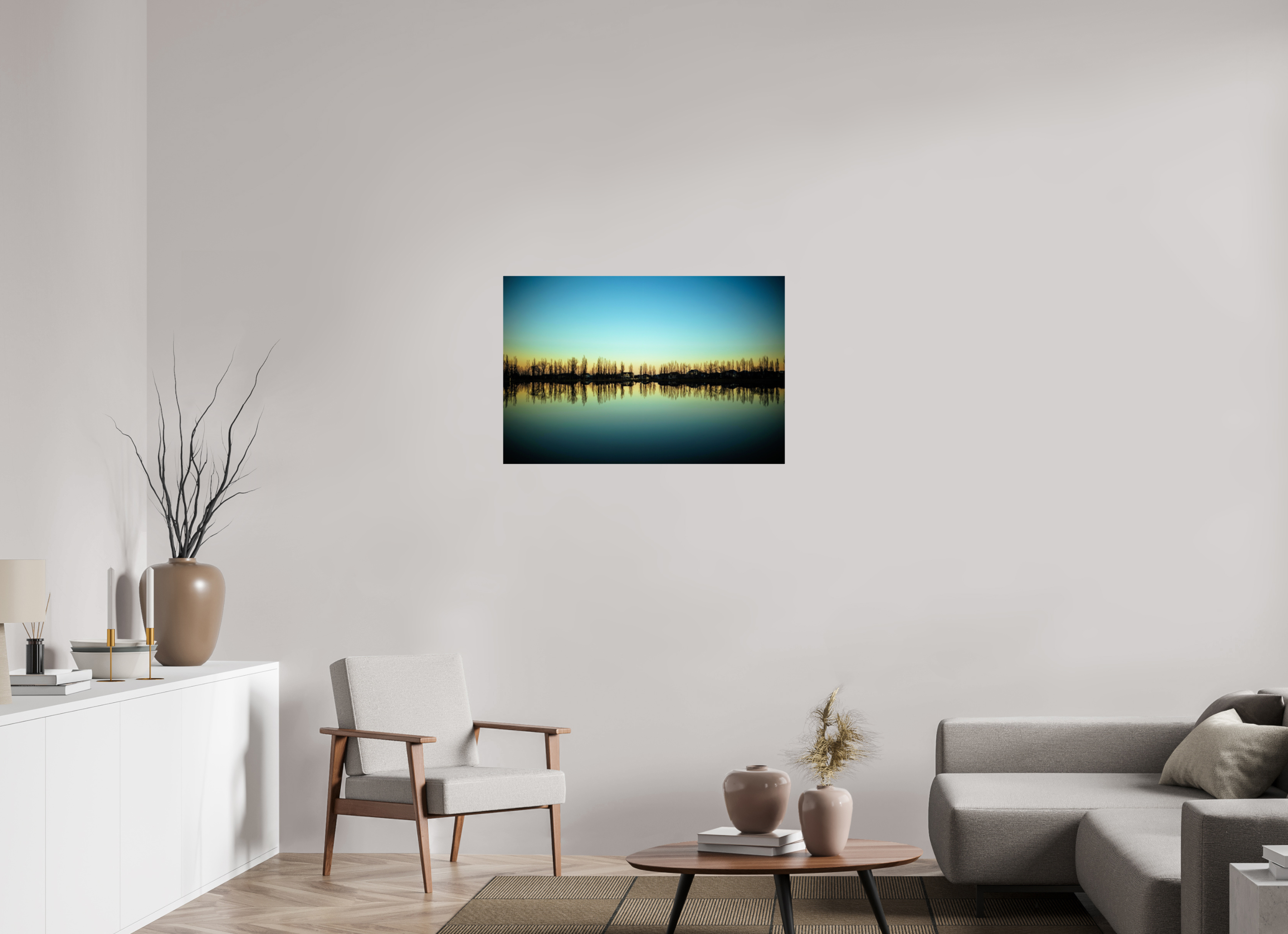 36 x 24″, Photo Print On Fuji Crystal DP II Caucasus Mirror: Twilight in Nalchik