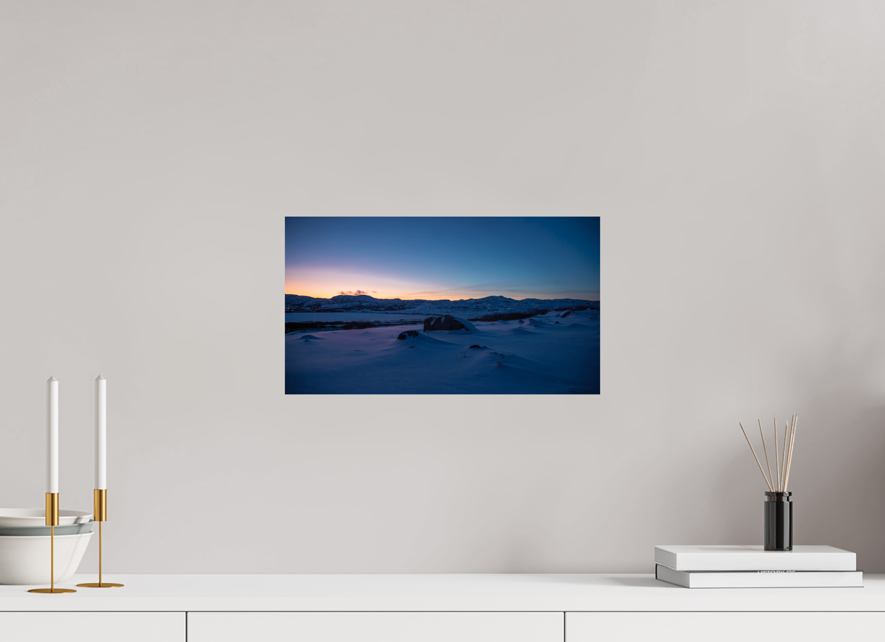 16 x 9″, Photo Print On Fuji Crystal DP II Arctic Dawn: The Sleeping Tundra